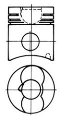 Piston Q125 Man D2566