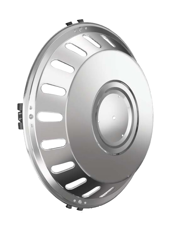Front Wheel Hub Cap Nickel 22.5 Rim
