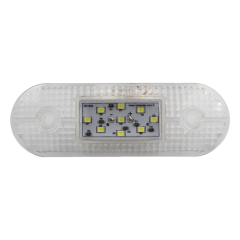 Kırmızı Beyaz Oval Led Lambası