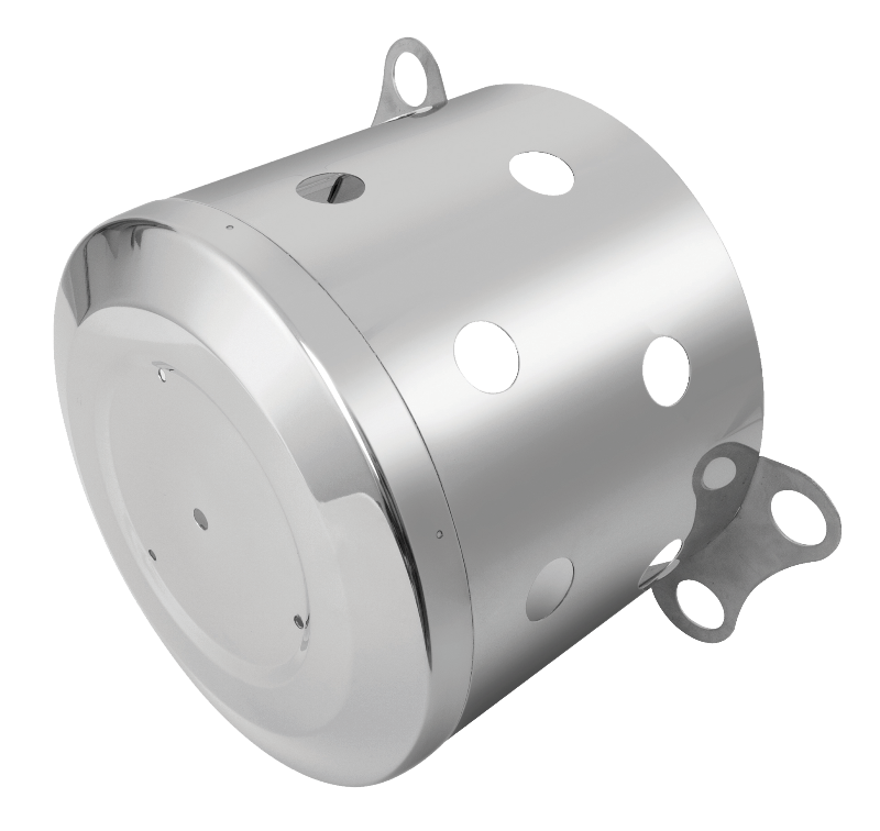Long Stainless Steel Hub Wheel Cover 22.5''