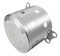Long Stainless Steel Hub Wheel Cover 22.5''