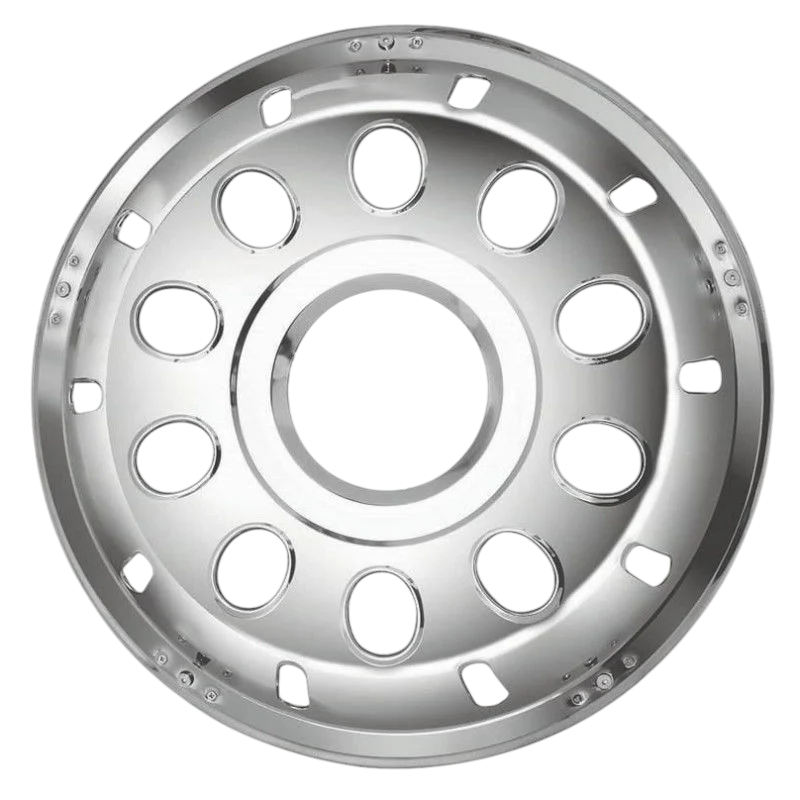 Nickel Rear Wheel Cover 22.5 Straight