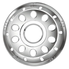 Nickel Rear Wheel Cover 22.5 Straight