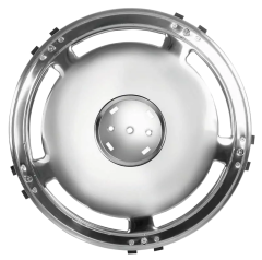 Nickel Rear Wheel Cover Straight 17.5''