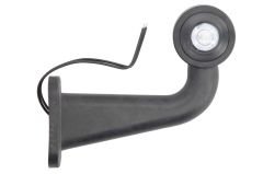 White Red LED Gabarit Lamp Horn Right