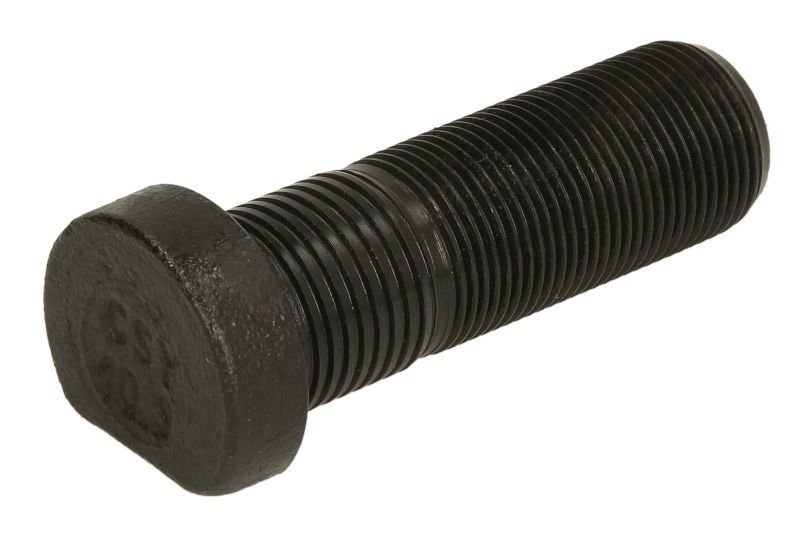 Bijon M22x70mm Somunlu, Yivli (Siyah)