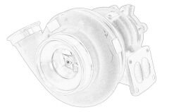 Turbocharger Mercedes E6 OM470