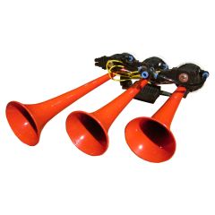 3 Pipe Air Horn-24V Red
